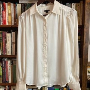 Ann Taylor Cream Blouse